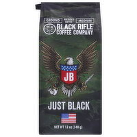 Black Rifle Coffee Company Ground Just Black Medium Coffee - 12 Ounce
