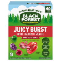 Black Forest Fruit Flavored Snacks, Mixed Fruit - 40 Each