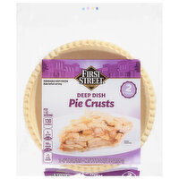 First Street Deep Dish 9 Inch Pie Crusts - 2 Each