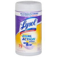 Lysol Wet Wipes, Dual Action, Citrus Scent - 75 Each