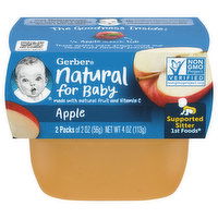 Gerber Apple, Supported Sitter 1st Foods, 4 Ounce