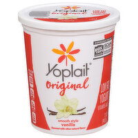 Yoplait Yogurt, Low Fat, Vanilla, Smooth Style, 32 Ounce