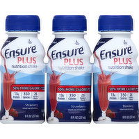 Ensure Nutrition Shake, Strawberry - 6 Each