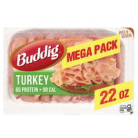 Buddig Turkey, Mega Pack - 22 Ounce