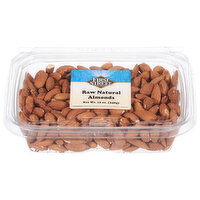 First Street Almonds, Natural, Raw - 12 Ounce