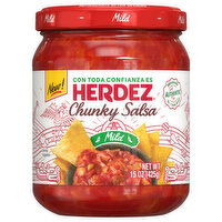 Herdez Salsa, Chunky, Mild - 15 Ounce