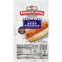 Farmer John Jumbo Beef Franks - 48 Ounce