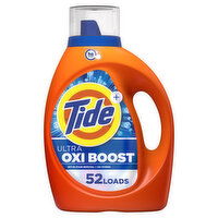 Tide Ultra Oxi Boost Liquid Laundry Detergent, 52 Loads - 73 Fluid ounce