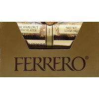 Ferrero Rocher Chocolates, Fine Hazelnut - 12 Each