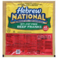 Hebrew National Beef Franks, 97% Fat Free, 9.43 Ounce