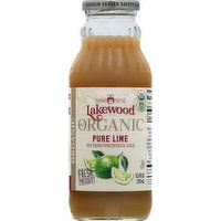 Lakewood Juice, Organic, Pure Lime - 12.5 Ounce