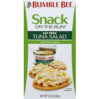 Bumble Bee Tuna Salad, Fat-Free, with Wheat Crackers - 3.5 Ounce