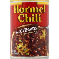 Hormel Chili, with Beans - 15 Ounce