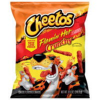 Cheetos Cheese Flavored Snacks, Crunchy, Flamin' Hot Flavored - 8.5 Ounce
