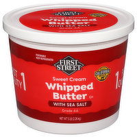 First Street Whipped Butter, Sea Salt, Sweet Cream - 5 Pound