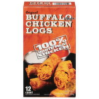 Finger Food Products Chicken Logs, Buffalo Style, Original - 12 Each