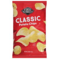 First Street Potato Chips, Classic - 2.75 Ounce