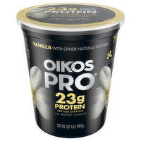 Oikos Pro Yogurt, Vanilla - 32 Ounce