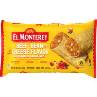 El Monterey Beef, Bean & Cheese Flavor Chimichangas - 30.4 Ounce