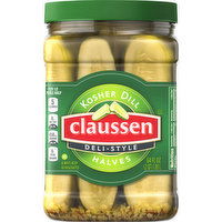 Claussen Kosher Deli-Style Pickle Halves - 64 Fluid ounce