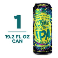 Sierra Nevada Beer, Cosmic Little Thing Hazy Double IPA Craft Beer 19.2oz Can - 19.2 Ounce