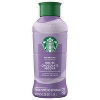 Starbucks Espresso Beverage, Chilled, White Chocolate Mocha - 40 Fluid ounce