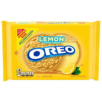 Oreo Lemon Flavor Creme Sandwich Cookies Family Size
