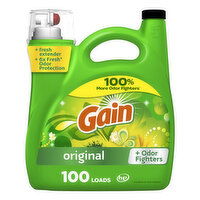 Gain Liquid Laundry Detergent, Original Scent, 100 loads - 144 Fluid ounce