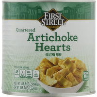 First Street Artichoke Hearts, Quartered - 88 Ounce