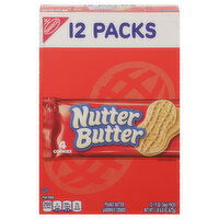 Nutter Butter Sandwich Cookies, Peanut Butter, 12 Packs, 12 Each