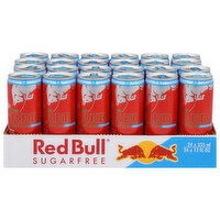 Red Bull Energy Drink, Watermelon, Sugarfree - 24 Each