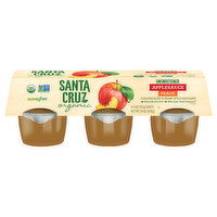 Santa Cruz Applesauce, Peach, Unsweetened - 6 Each