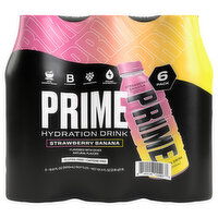 Prime Hydration Drink, Strawberry Banana - 6 Each