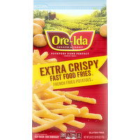 Ore Ida Extra Crispy Fast Food Fries French Fried Potatoes, 26 Ounce