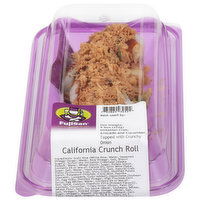 Fujisan California Crunch Roll, Imitation Crab, Avocado and Cucumber - 9.6 Ounce