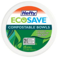 Hefty Bowls, Compostable - 25 Each