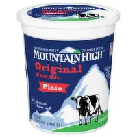 Mountain high plain yogurt,Whole Milk,Original - 32 Ounce