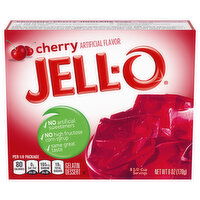 Jell-O Gelatin Dessert, Cherry - 6 Ounce