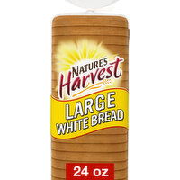 Nature's Harvest Plain Large Bread, 24 oz - 24 Ounce
