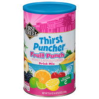 First Street Drink Mix, Fruit Punch, Thirst Puncher - 75.6 Ounce