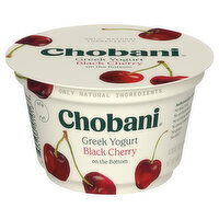 Chobani Yogurt, Nonfat, Greek, Black Cherry on the Bottom, 5.3 Ounce