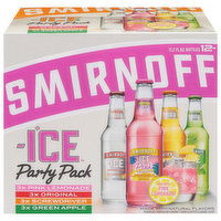 Smirnoff Ice Malt Beverage, Premium, Party Pack - 12 Each