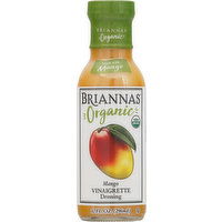 Briannas Vinaigrette Dressing, Mango - 10 Fluid ounce