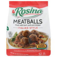 Rosina Meatballs, Italian Style, 26 Ounce