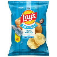 Lay's Salt & Vinegar Potato Chips Party Size - 12.5 Ounce