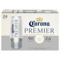 Corona Beer, Premier, The Exceptional Light - 24 Each