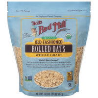 Bob's Red Mill Organic Old Fashioned Whole Grain Rolled Oats - 32 Ounce