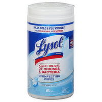 Lysol Disinfecting Wipes, Crisp Linen Scent, 80 Each