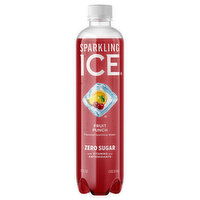 Sparkling Ice Zero Sugar Fruit Punch Sparkling Water - 17 Fluid ounce
