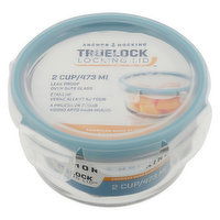 Anchor Hocking Container, Locking Lid, 2 Cup - 1 Each